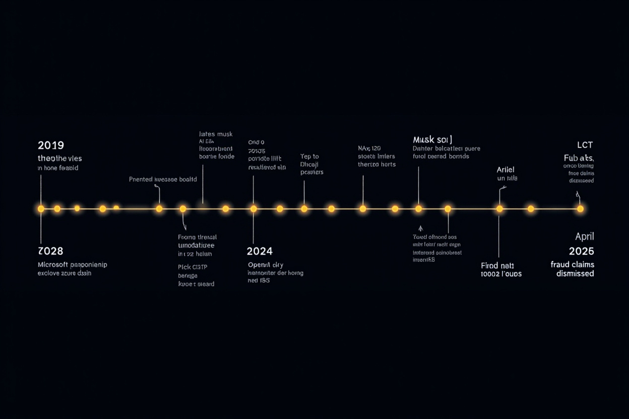 馬斯克 v. OpenAI 訴訟時間線（2024-2026）