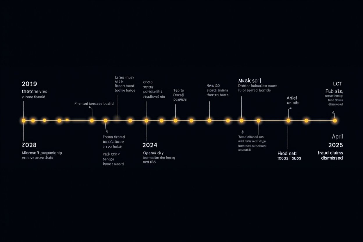 馬斯克 v. OpenAI 訴訟時間線(2024-2026) 馬斯克 v. OpenAI 訴訟時間線(2024-2026)